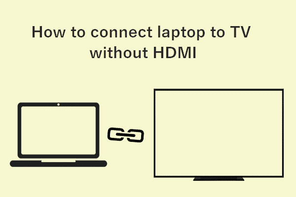 Hook up TV and PC without HDMi