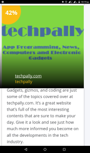 Techpally.com wins the Tech and gadget blog award 