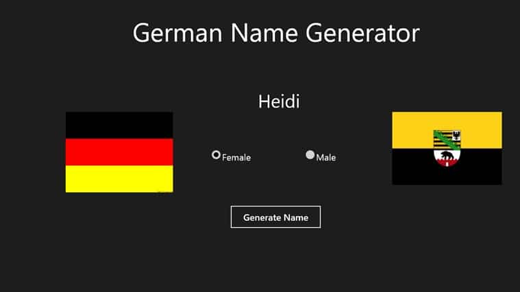 german names generator to find male and female surnames