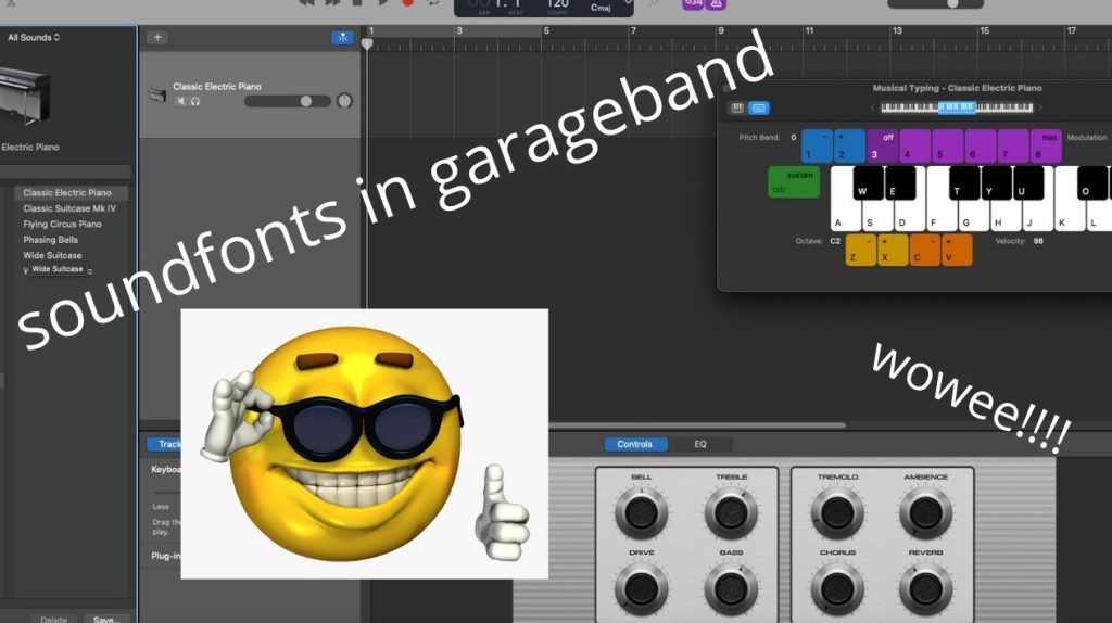 How to use soundfonts in Garageband