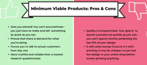What is minimum viable product, merits and demerits