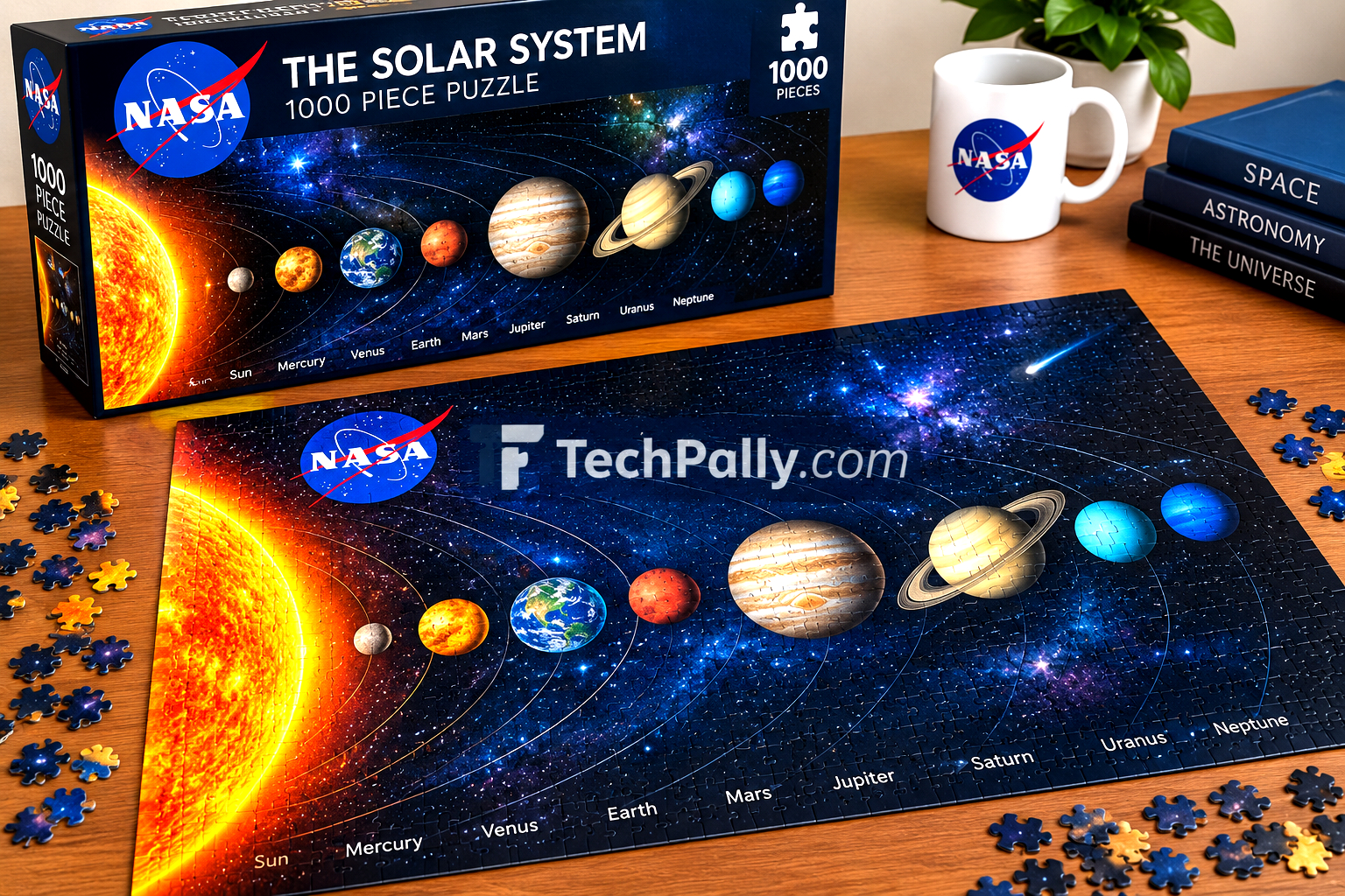 NASA The Solar System 1000 Piece Puzzle Solar System 1000 pieces puzzle